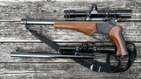 Used Thompson Center Contender Super 14 223 Rem & 7MM T/CU Burris Scopes - 2 of 2