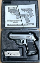 Used Interarms Walther PPK 380 ACP Stainless 2- Mags w/ Box - 1 of 3