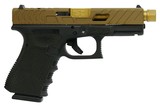 Glock 19 Gen 3 Custom 9mm Threaded Barrel Chainmail Stippled PI19502CMSBEAR