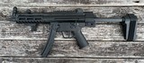 Used PTR Industries 9CT 601 MP5 9mm W/ SB Tactical Brace MLok - 2 of 2