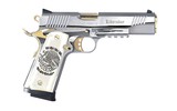 EAA Girsan MC1911 Liberador 2 9mm Chrome/Gold Mexican Coat Of Arms 391053