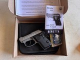 USED Beretta 3032 Tomcat CA 32 ACP INOX Stainless Steel J320500CA - 1 of 6
