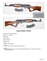Arsenal SA93 7.62x39 - 2 of 2