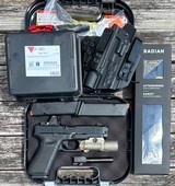 Used Glock 45 9mm W/ Trijicon RMR & Radian Afterburner Ramjet - 4 of 4