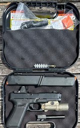 Used Glock 45 9mm W/ Trijicon RMR & Radian Afterburner Ramjet - 3 of 4