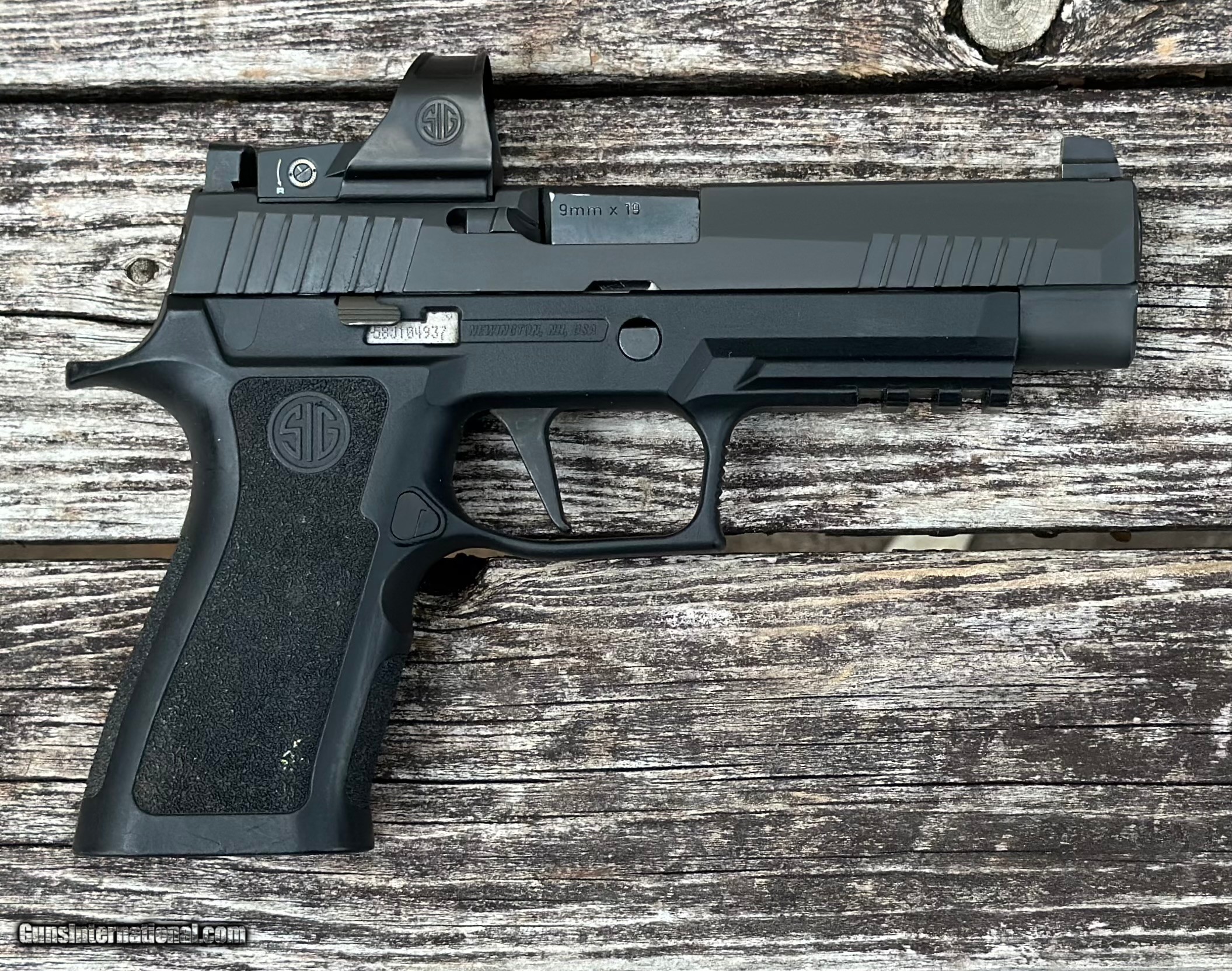 Used Sig Sauer P320 X Full Size RXP 9mm 4- Magazines 320XF-9-BXR3-RXP ...