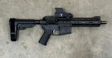 Used Noveske Diplomat AR Pistol 556 Nato MLok SBA3 Brace Meprolight RDS Pro