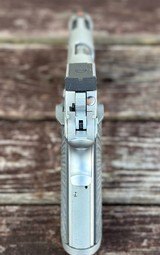 Used Springfield Armory V12 1911 Stainless 45 Super Custom Crowned Barrel - 4 of 7