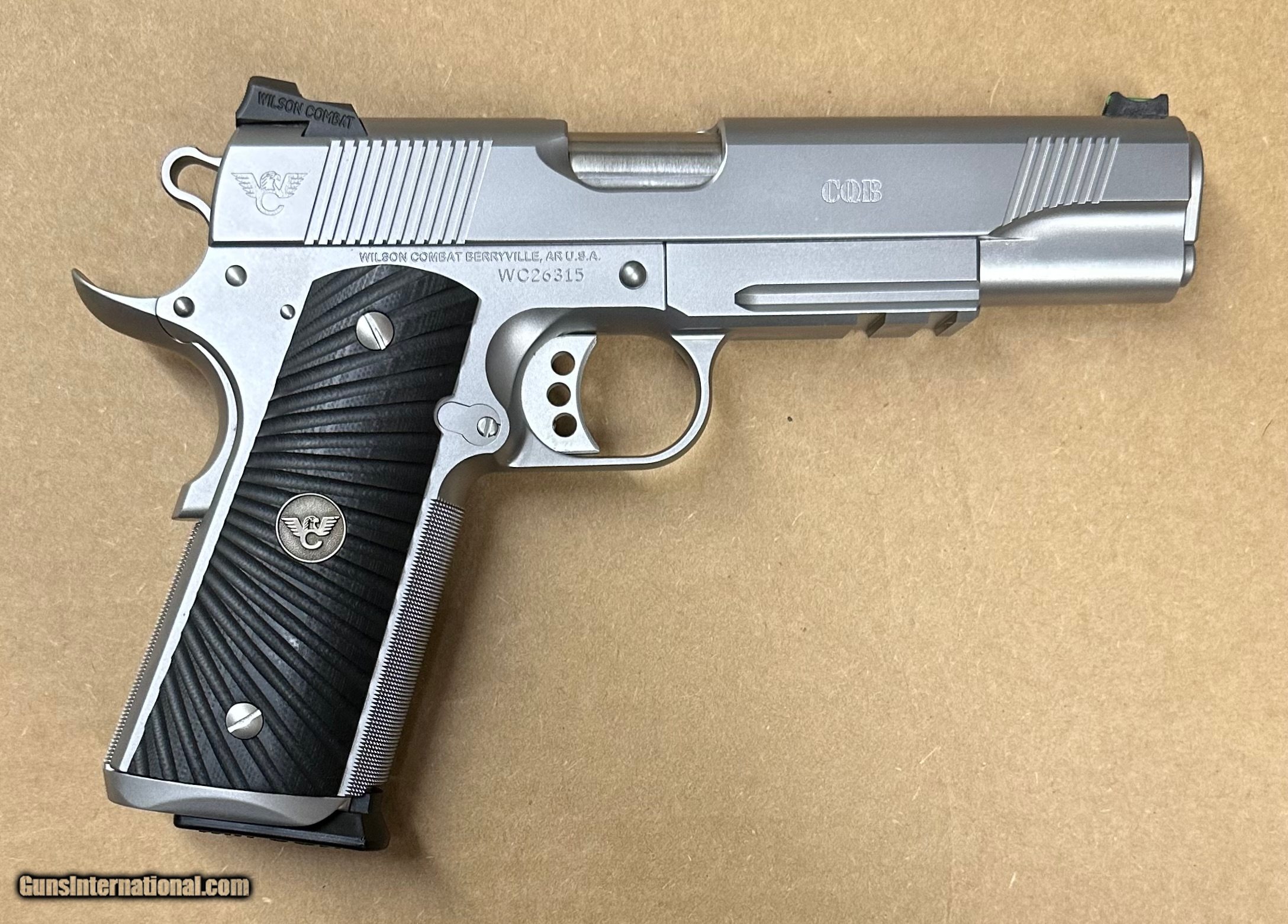 Wilson Combat CQB 9mm Stainless Steel Government 5