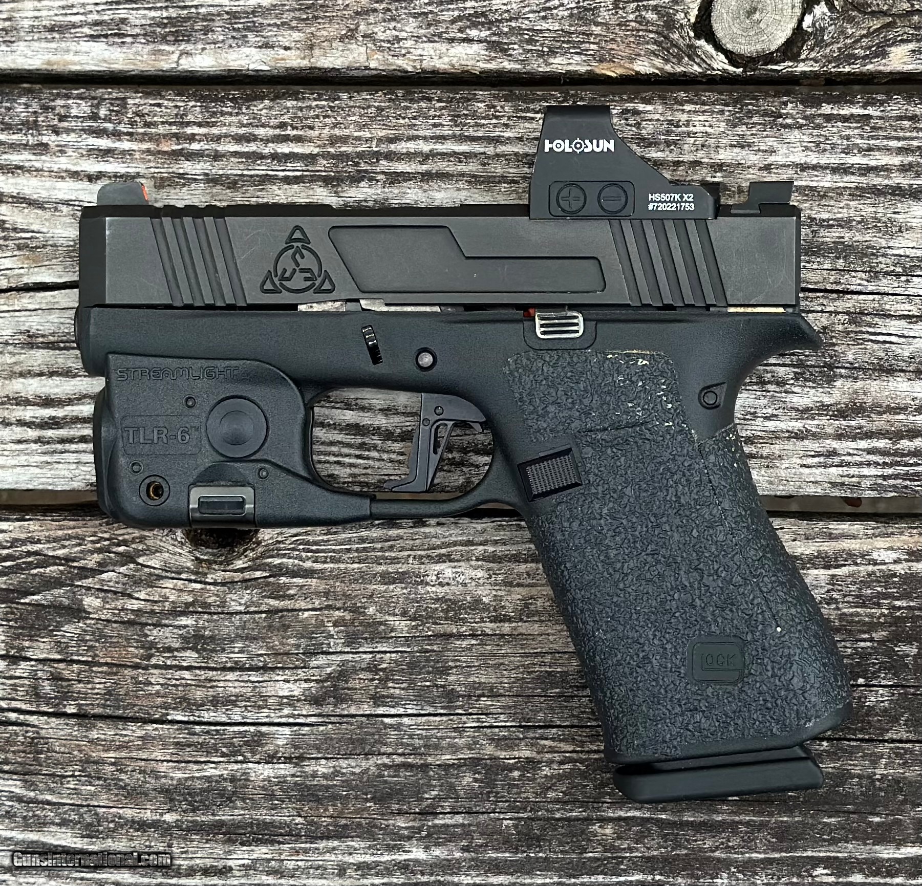 Glock 43x 9mm W  Holosun 507k Shadow Systems Agency Barrel Cmc Trigger