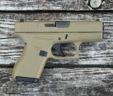Used Glock 42 380 ACP FDE 2- Mags & Holster ACG-00819 - 1 of 3