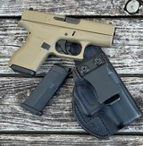 Used Glock 42 380 ACP FDE 2- Mags & Holster ACG-00819 - 3 of 3