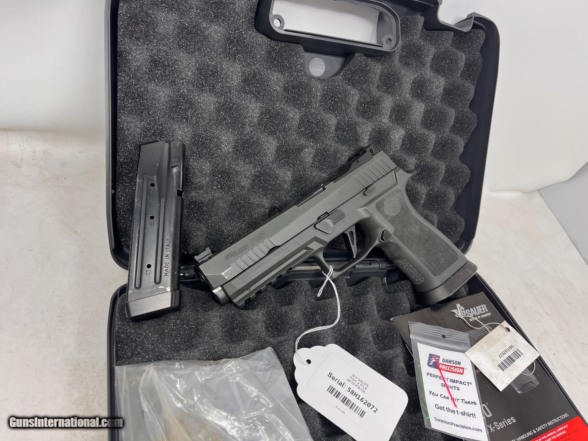 USED Sig Sauer P320 X-Five Legion 9mm 320X5-9-LEGION-R2 only one available