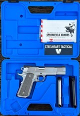 Used Springfield Armory V12 1911 Stainless 45 Super Custom Crowned Barrel - 6 of 7