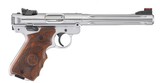 Ruger Mark IV Hunter 22 LR Stainless Steel Fluted 6.88