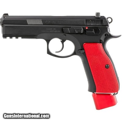 CZ 75 SP-01 Competition 9mm Red Grips 21 Round Capacity 91206