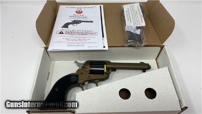 Ruger Wrangler Burnt Bronze 22 LR Single Action Revolver 4.62