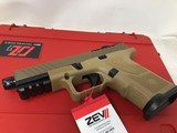 Zev Technologies OZ9C 9mm FDE Optics Ready Threaded Barrel OZ9C-CPT-FDE-B-TH - 3 of 8