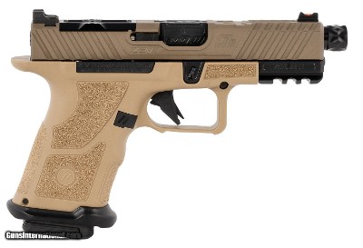 Zev Technologies OZ9C 9mm FDE Optics Ready Threaded Barrel OZ9C-CPT-FDE-B-TH