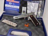 Colt Government 1911 38 Super Bright Stainless O2071ELC2 - 2 of 8