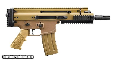 FN Scar 15P Pistol Flat Dark Earth 556 Nato 7.5