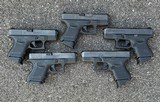 (1) Police Trade Glock 26 Gen 4 9mm Night Sights 10 Round Capacity - 1 of 3