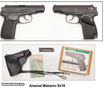 Used Arsenal Makarov 9x18 Bulgarian