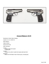 Arsenal Makarov 9x18 Pistol Made in Bulgaria - 2 of 2