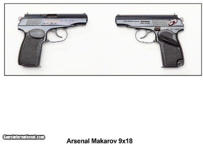 Arsenal Makarov 9x18 Pistol Made in Bulgaria Bulgarian