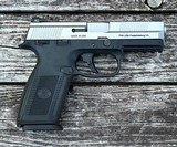 Used FN FNS-9 9mm Stainless Steel Slide 3- 17 Round Capacity 66934 - 1 of 3