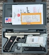 Used Ruger MKIII 22 LR Stainless Steel 5.5