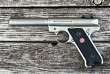 Used Ruger MKIII 22 LR Stainless Steel 5.5