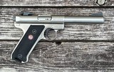 Used Ruger MKIII 22 LR Stainless Steel 5.5