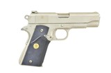 1972 Colt Combat Commander Steel Frame in Satin Nickel - 1 of 2