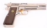 1980 Browning Hi-Power 9mm Bright Chrome w/ Gold Accents - 5 of 8