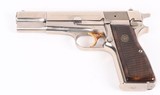 1980 Browning Hi-Power 9mm Bright Chrome w/ Gold Accents - 4 of 8