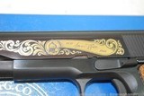 Colt 1911 ACE .22 LR 1836 Sam Colt 1981 Engraved Blued Walnut Blue Box - 6 of 8