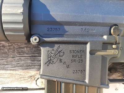Knight's Armament Co. SR-25 w/ Threaded Gas Block and Swarovski Optic - 90s Classic! - Image 9 of 10