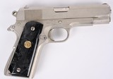 1974 Colt Combat Commander Electronickel Finish 45 ACP Very Good Condition