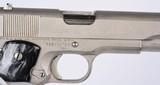 1974 Colt Combat Commander Electronickel Finish 45 ACP Very Good Condition - 3 of 7
