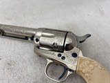 Custom Engraved Colt Single Action Army 45 LC 12
