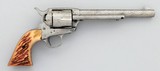 Custom Engraved Colt Single Action Army Revolver 38 spl 7.5