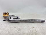 Custom Engraved Colt Single Action Army Revolver 38 spl 7.5