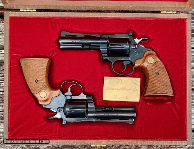 Colt Diamondback Cased Pair 22LR & 38 SPL 4