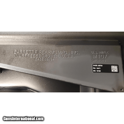 Barrett M107 50 BMG US Rifle System 29