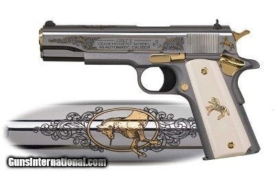Colt 1991A1 1911 Lew Horton Edition 45 ACP Polished Scroll Engraving O1091XGCP