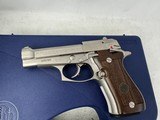Used Beretta 84FS Cheetah 380 ACP Stainless Steel J84F212 - 3 of 8