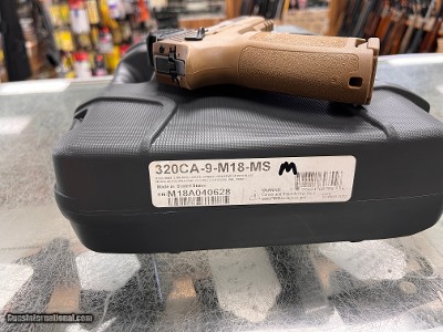 USED SIG Sauer P320 M18 9mm Coyote Pistol with Holosun SCS-320 Green Dot & Manual Safety - Image 9 of 10