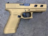 Glock 17 Gen 4 Gold Window Cuts 9mm Lee Health Public Safety - 2 of 2