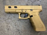 Glock 17 Gen 4 Gold Window Cuts 9mm Lee Health Public Safety - 1 of 2